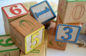 Wooden Large Dice For Kids
