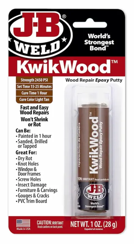 J-B Weld Tan KwikWood Wood Repair Epoxy
